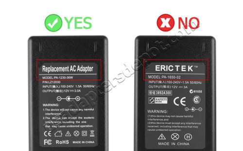 45W HP Delta N17908 U1000EA LED Monitor AC Adapter Charger + Cord