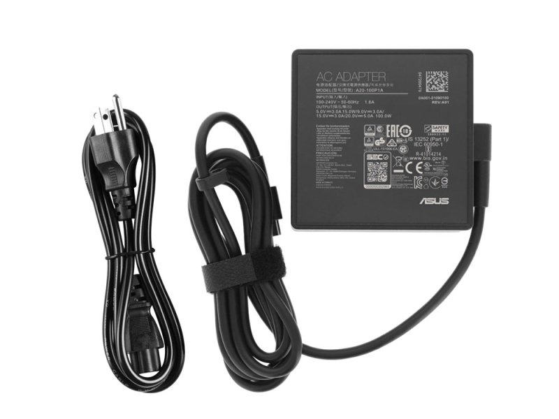 Original 100W USB-C Charger Asus ROG Zephyrus M16 (2023) GU604 AC Adapter