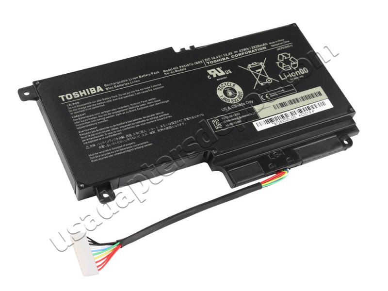 45Wh /32Wh Toshiba Satellite L55T-B5271 P55-B Battery Black