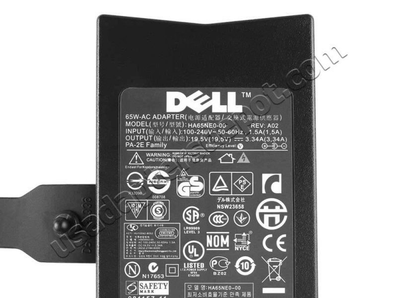 Original 65W AC Adapter Charger Dell Latitude 5414 P46G + Cord