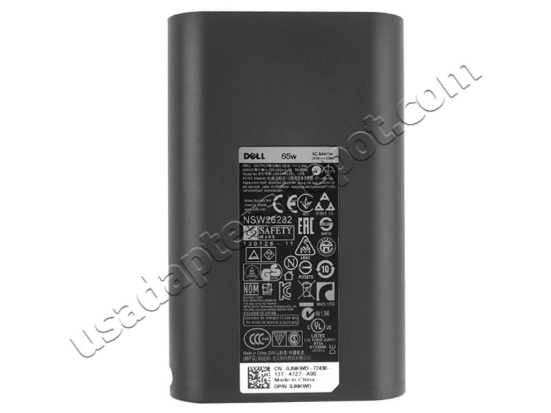 Original 65W Charger Dell Inspiron 7506 2n1 P97F P97F003 AC Adapter