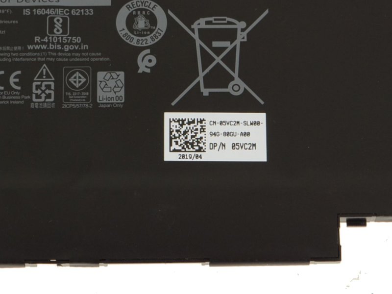Original 7500mAh 60Wh Battery Dell Latitude 5300 2-in-1 P96G001