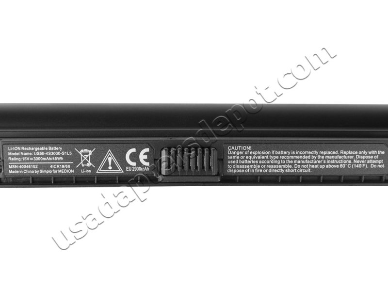Battery Medion Akoya S6615T MD 98737 3000mAh 45Wh