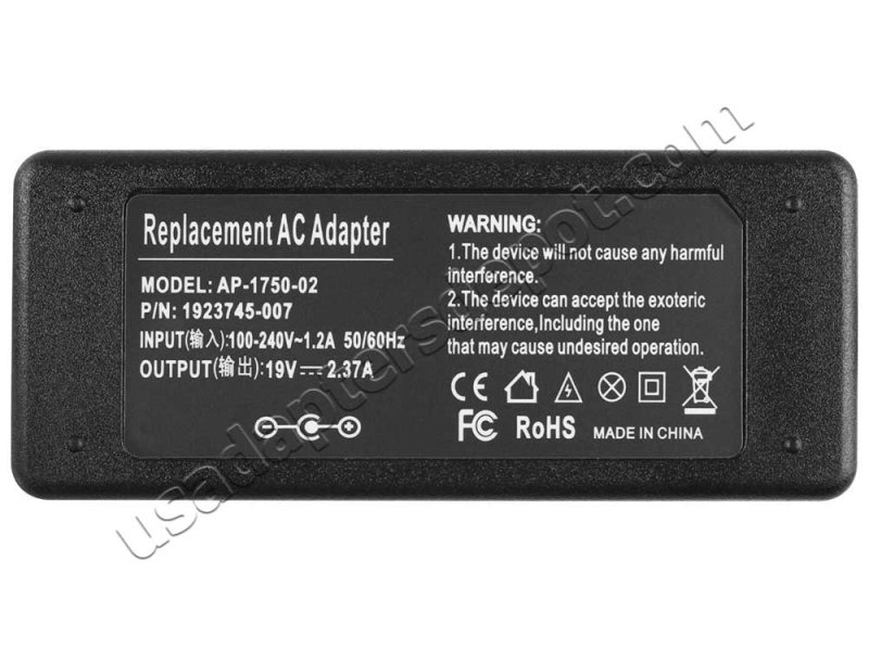 45W AC Adapter Charger Medion Akoya E1231T MD 98876 MD98876 + Cord