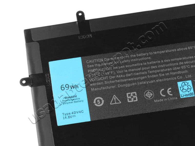 Original 14.8V 69Wh Dell 04DV4C 4DV4C Battery