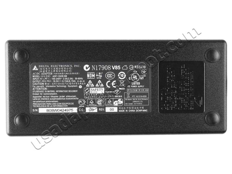 120W AC Adapter Charger Clevo N155SC N170SD + Cord