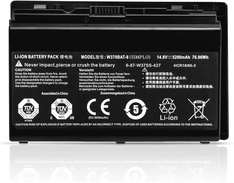 5200mAh Sager NP6350 NP6370 NP7370 Battery