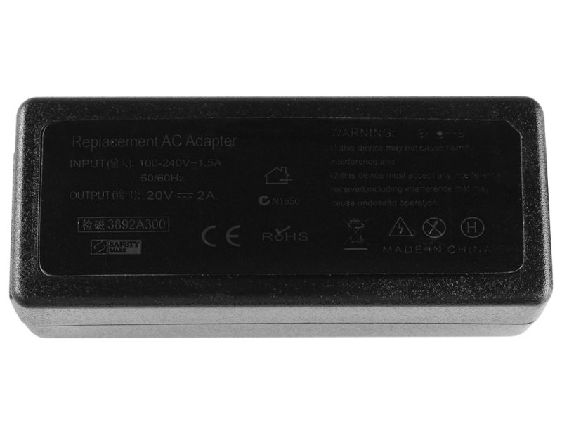 40W Laptop Charger Compatible With U135DX-4616W7S U135DX-N455 With Power Supply