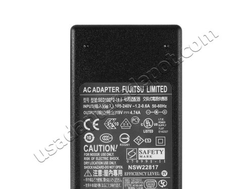 Original 90W Fujitsu Lifebook U9311 U9311x(5.5mm * 2.5mm) AC Adapter Charger