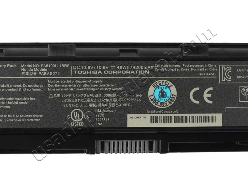 48Wh Toshiba Satellite Pro C70-B-109 C70-B-131 Battery