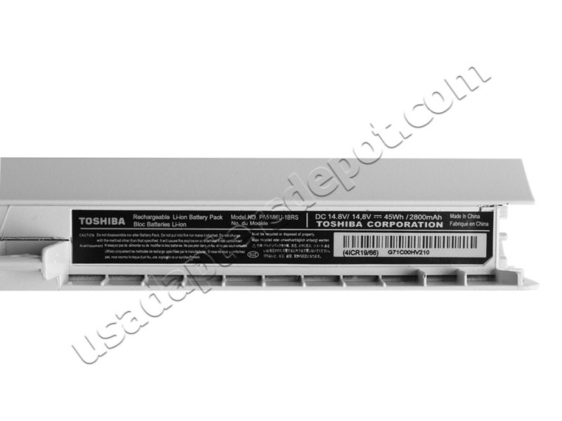 45Wh Toshiba Satellite C50-BBT2N11 C50-BST2NX2 Battery White