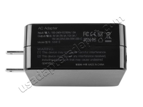 45W USB-C Dell XPS9370-5163GLD-PUS Charger AC Adapter + Cord