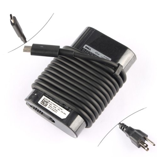 45W Dell Inspiron 12 5280 T03J001 AC Adapter Charger + Cord