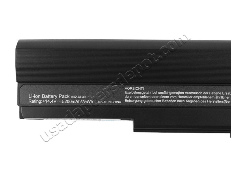 5200mAh 75Wh 8-Cell Asus A42-UL50 Battery