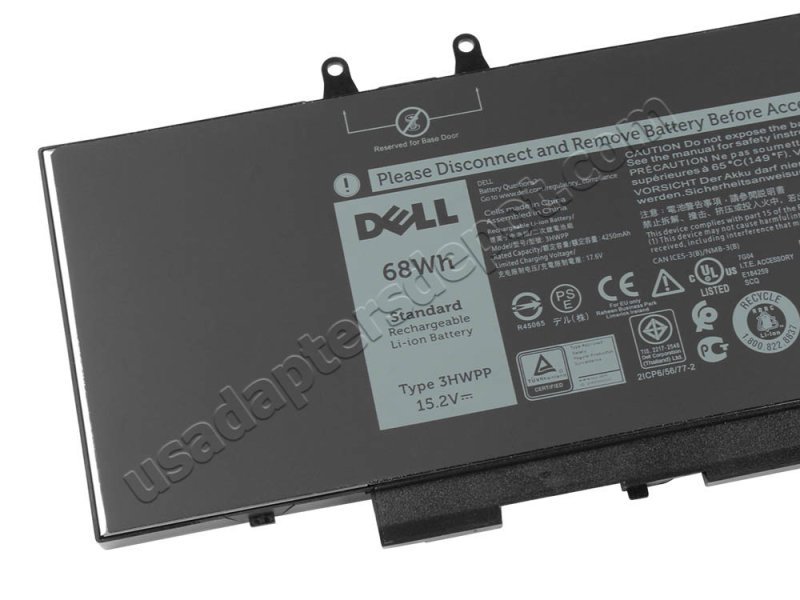 Original 4250mAh 68Wh Battery Dell 3HWPP 3PCVM YPVX3