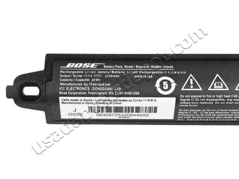Original 2330mAh 26Wh Battery Bose 359495 359498