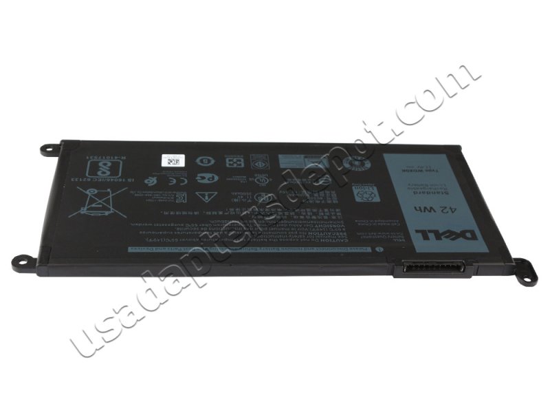 Original 3500mAh 42Wh 3 Cell Dell 0WDX0R Battery