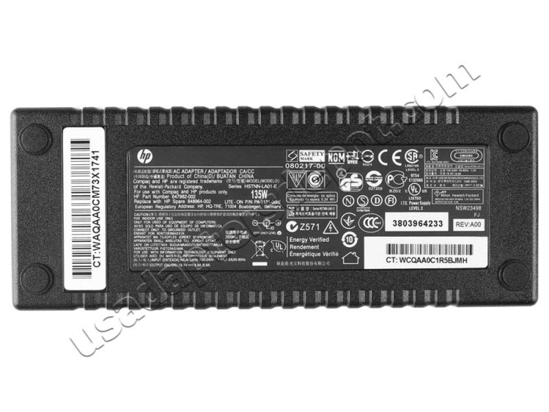135W Adapter Charger HP EliteDesk 800 G1 USDT PC-45020000081 +Cord