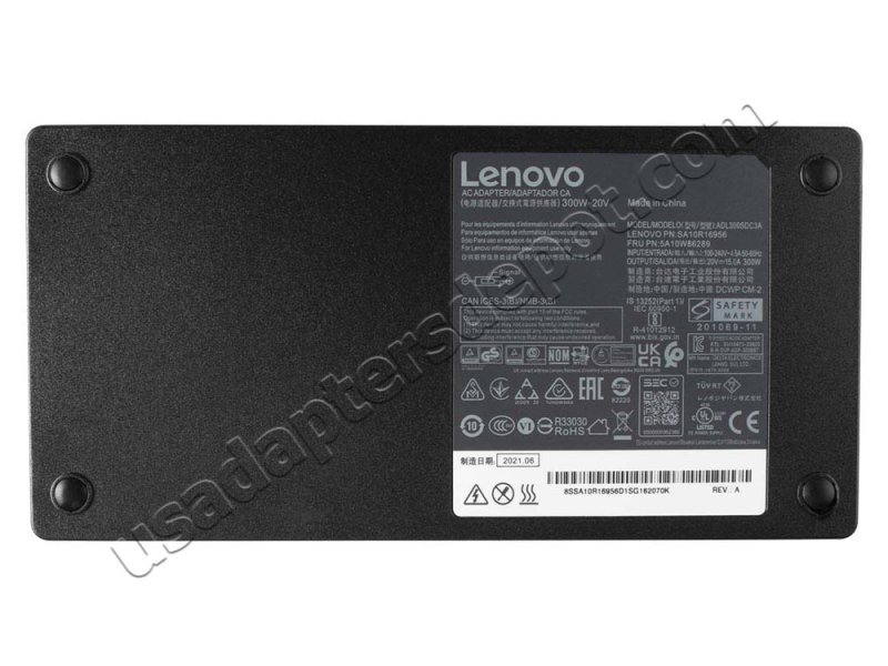 Original 300W Charger Lenovo Legion 5 Pro 16IAH7H 82RF002QUK AC Adapter