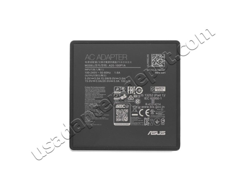 Original 100W USB-C Charger Asus ROG Zephyrus M16 (2023) GU604 AC Adapter