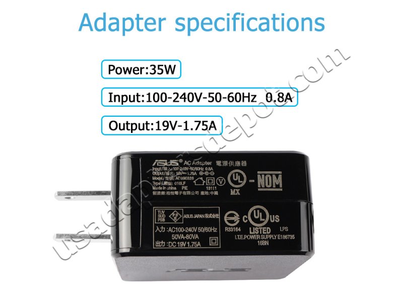Original 33W Charger Asus VivoBook 14 E410MA E410M AC Adapter