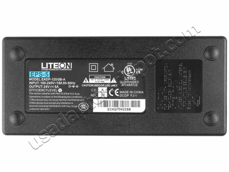 Original 120W Charger Samsung C27HG70 27" Curved Gaming Monitor AC Adapter + Cable
