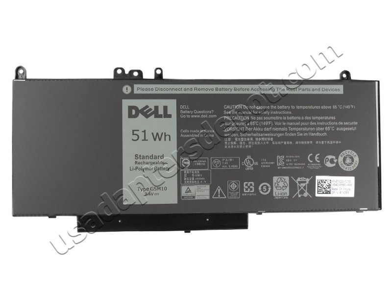 Original 51Wh 4-Cell Dell Latitude 12 E5250 P25S001 Battery