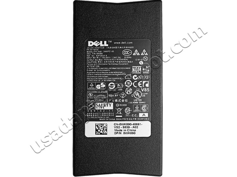 Original 90W AC Adapter Charger Dell Latitude 5414 P46G + Cord