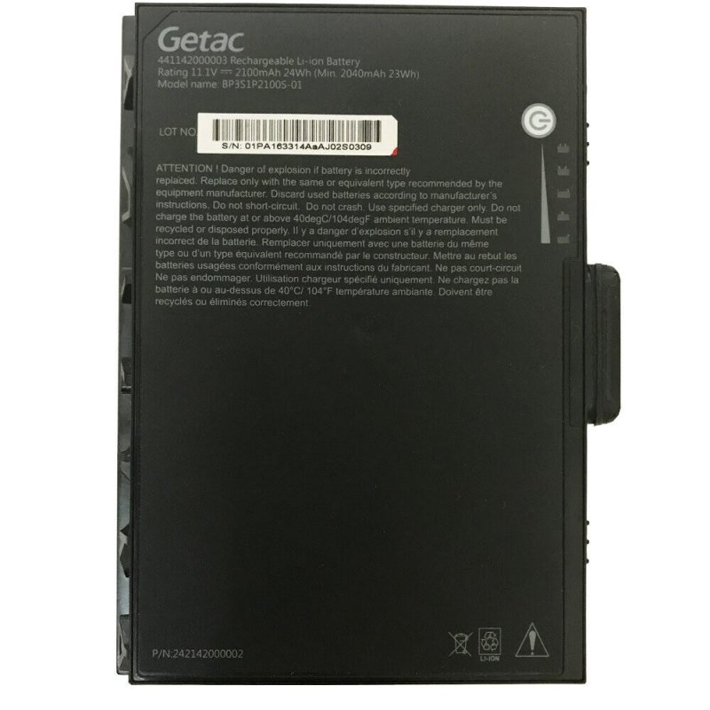 Battery Getac 441142000003 2100mAh 24Wh