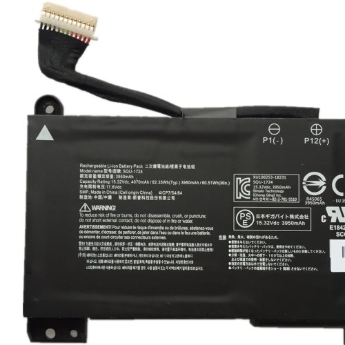 Original Battery Gigabyte Aorus 15-X9-7UK0252W 4070mAh 62.35Wh
