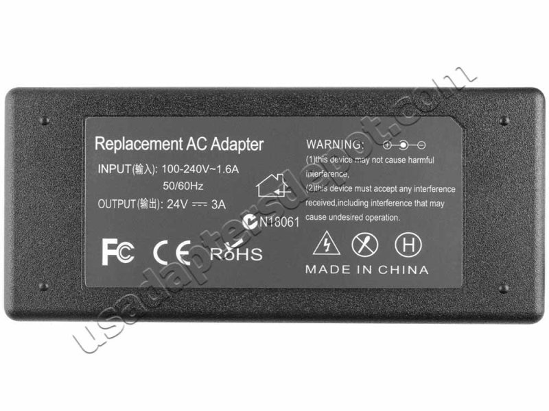 24V Kodak I2600 I2400 I2800 Scanner AC Adapter Charger Power Cord