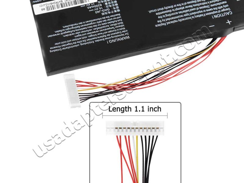 Original Battery Gigabyte Aero 15X V8-BK4 6200mAh 94.24Wh