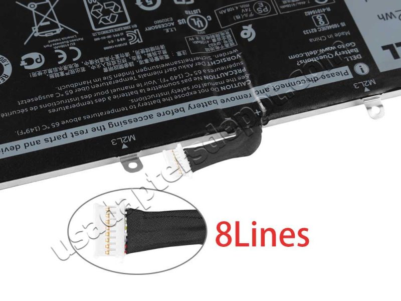 Original 32Wh 2-Cell Dell GFKG3 0GFKG3 WH96V VN25R Battery
