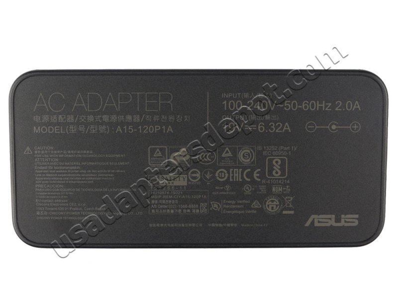 Original 120W Asus A15-120P1A(5.5mm * 2.5mm) AC Adapter Charger + Cord