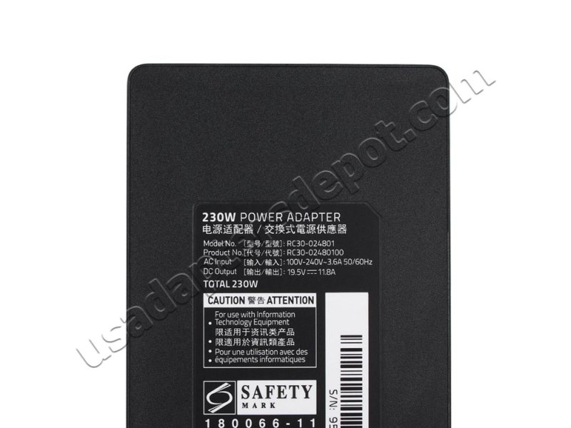 Original 230W Charger Razer Blade 14 RZ09-0427EE23-R3U1 AC Adapter