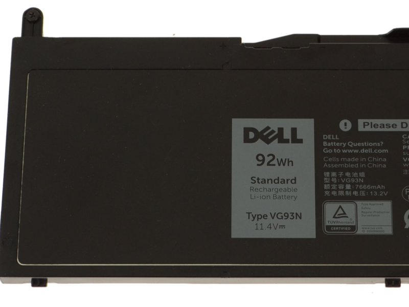 Original 7666mAh 92Wh 6-Cell Dell Latitude 15 5591 P60F002 Battery