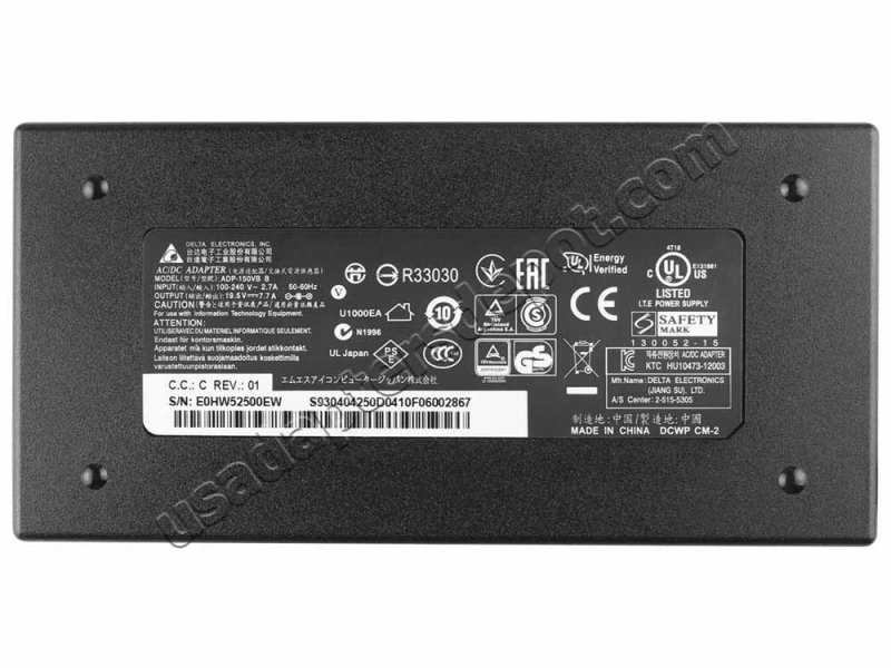 150W MSI S93-0404250-D04 AC Adapter Charger