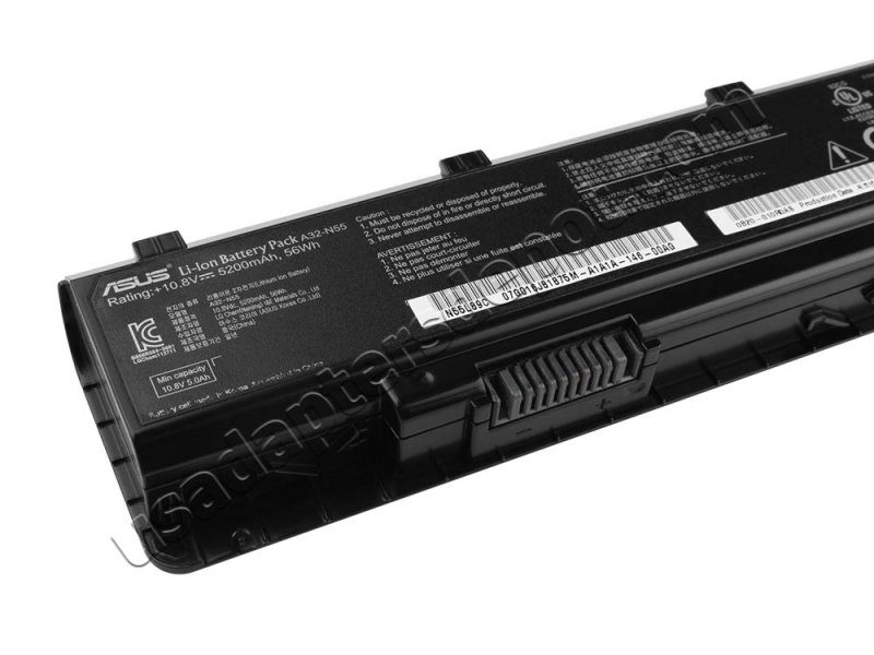 5200mAh 6Cell Asus N45SL Battery
