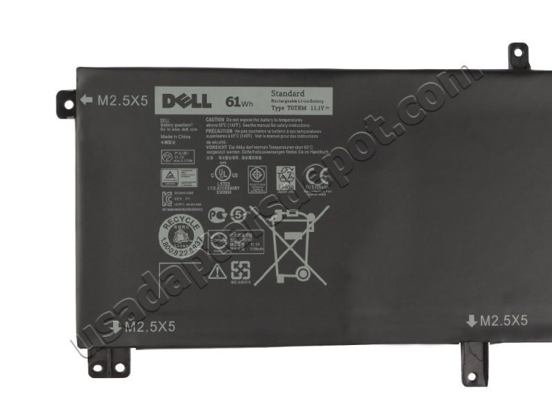 Original 61Wh 6 Cell Battery Dell Precision M3800 P31F