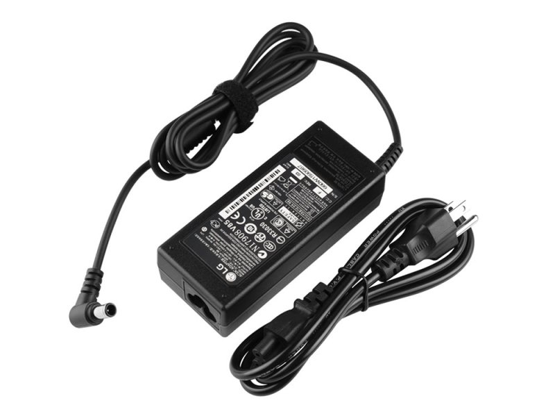 New 19V LG IPS-Monitor-TV MT55S 22MT55D 27MT55D AC Adapter Charger