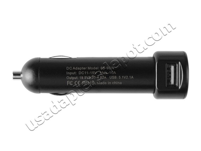 19V Car Charger Dell Latitude 14 Rugged Extrem P45G