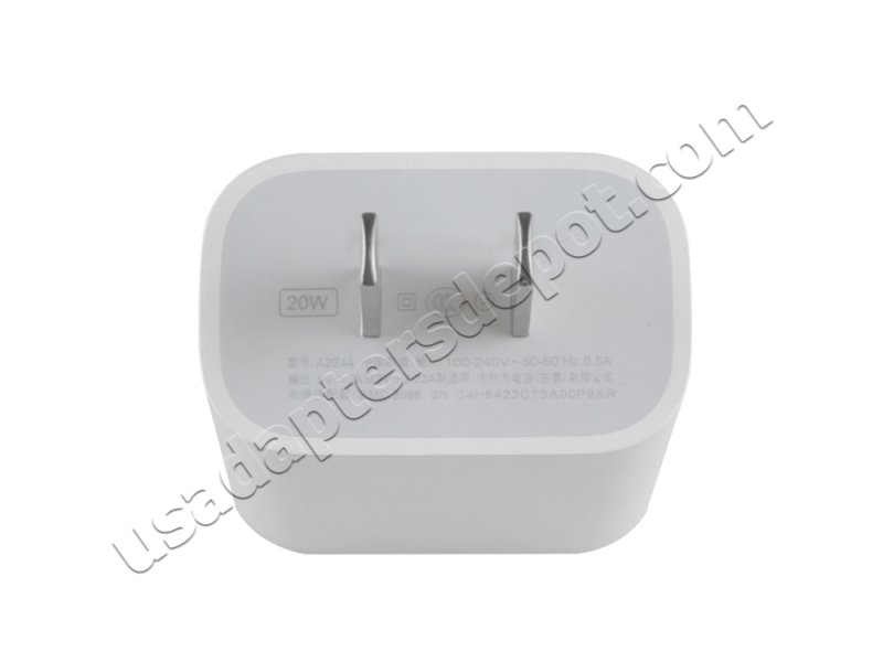 USB-C Apple iPad 7th Gen A2197 Adapter Charger 20W