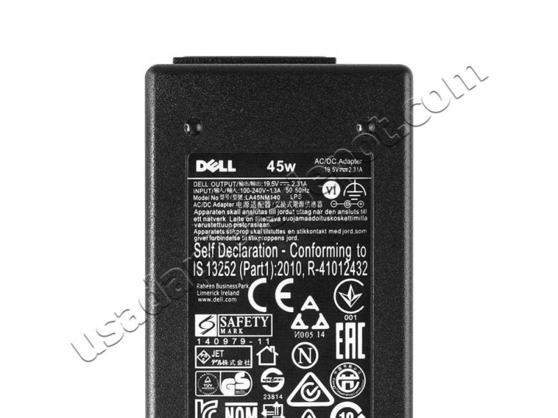 Original 45W Charger Dell Inspiron 11 3185 2-in-1 P25T P25T003 AC Adapter + Cable