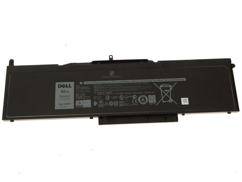 Original 7666mAh 92Wh 6-Cell Dell Latitude 15 5591 P60F002 Battery