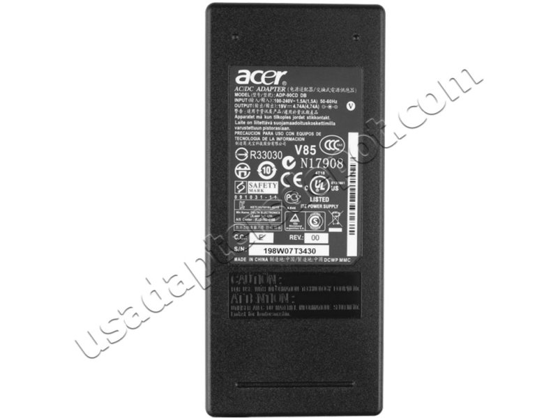 Original Acer Aspire 3 A317-51-5342 AC Adapter Charger 90W