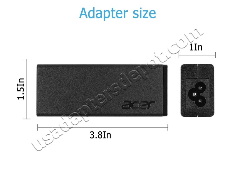 Original Acer Aspire 3 A317-51-34MC AC Adapter Charger 45W