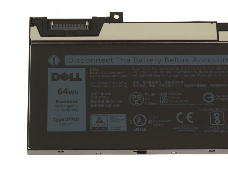Original 8000mAh 64Wh Battery Dell Precision 7530-DK1VC