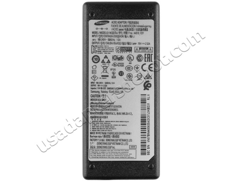 48W Charger Samsung UE32J400 UE32J400AW AC Adapter