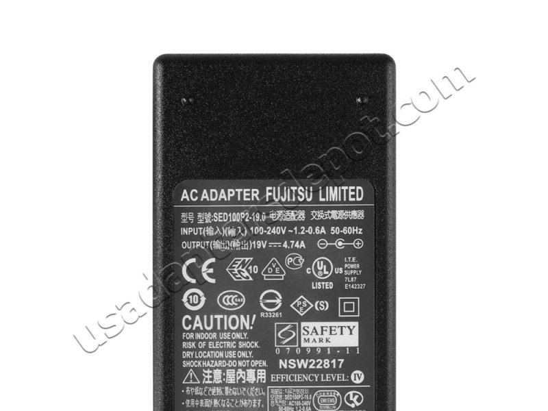 Original 90W Fujitsu lifebook AH564 E754 E744 AC Adapter Charger