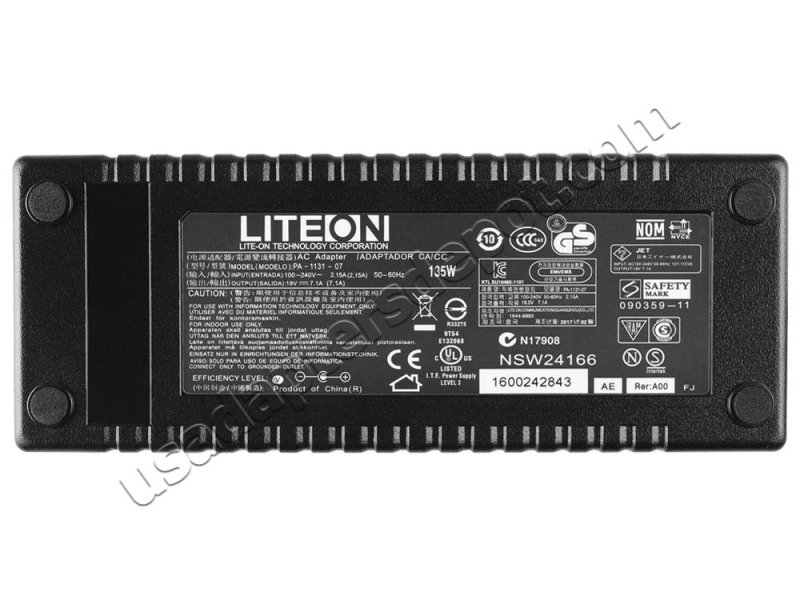 Original Acer Aspire 3104 AC Adapter Charger 135W